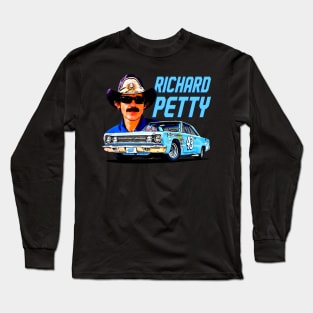 Richard Petty 43 Legend 70s Retro Long Sleeve T-Shirt